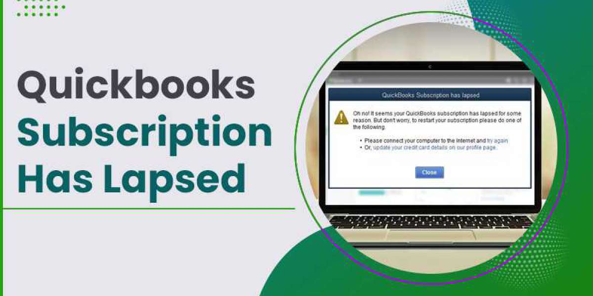 What does it mean when a QuickBooks subscription has lapsed?