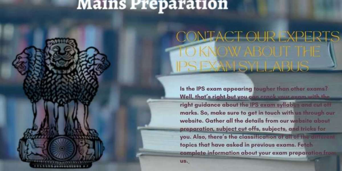 Contact our experts to know about the IPS exam syllabus