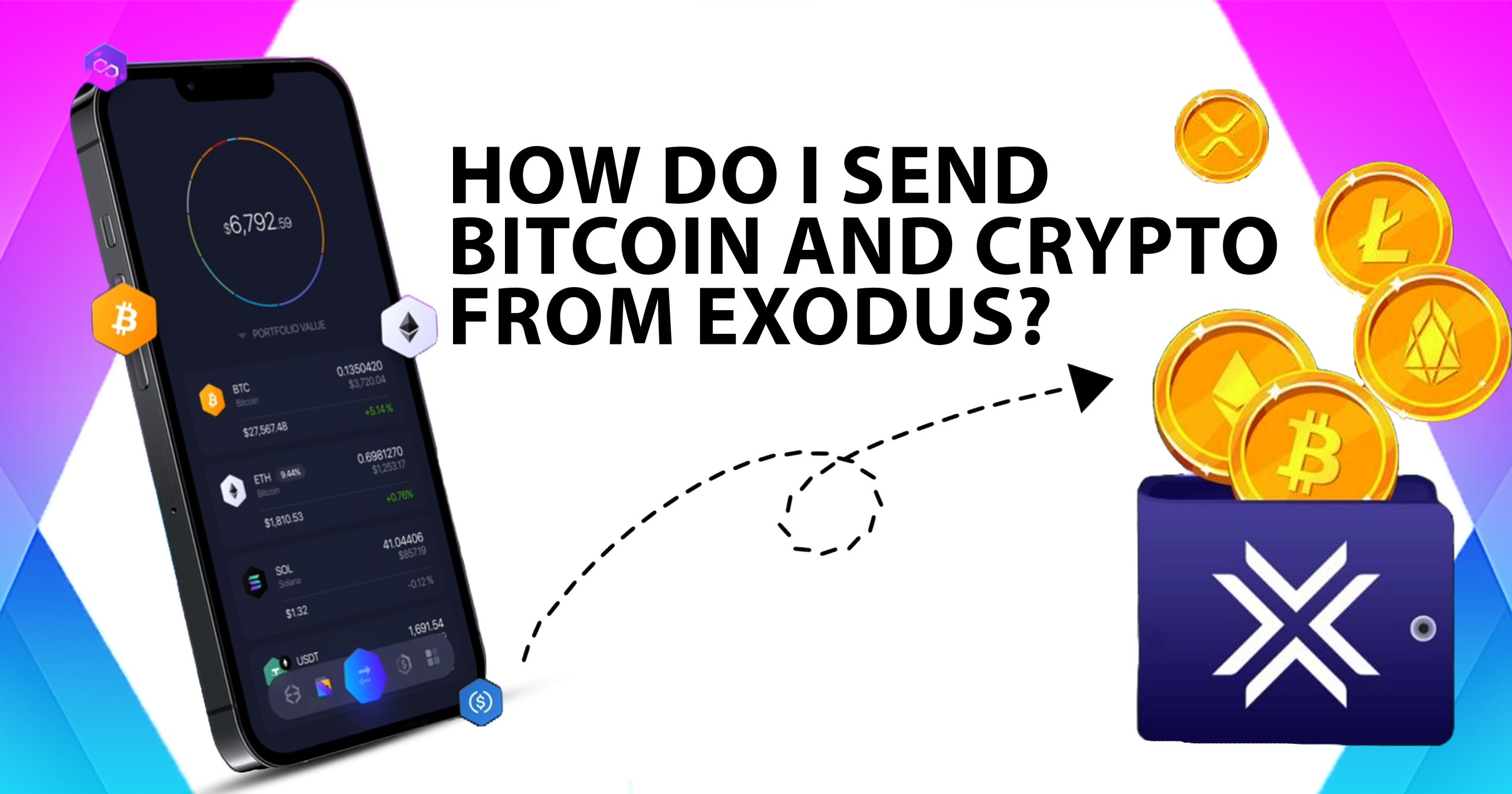 How to Send Bitcoin And Crypto From Exodus Wallet?