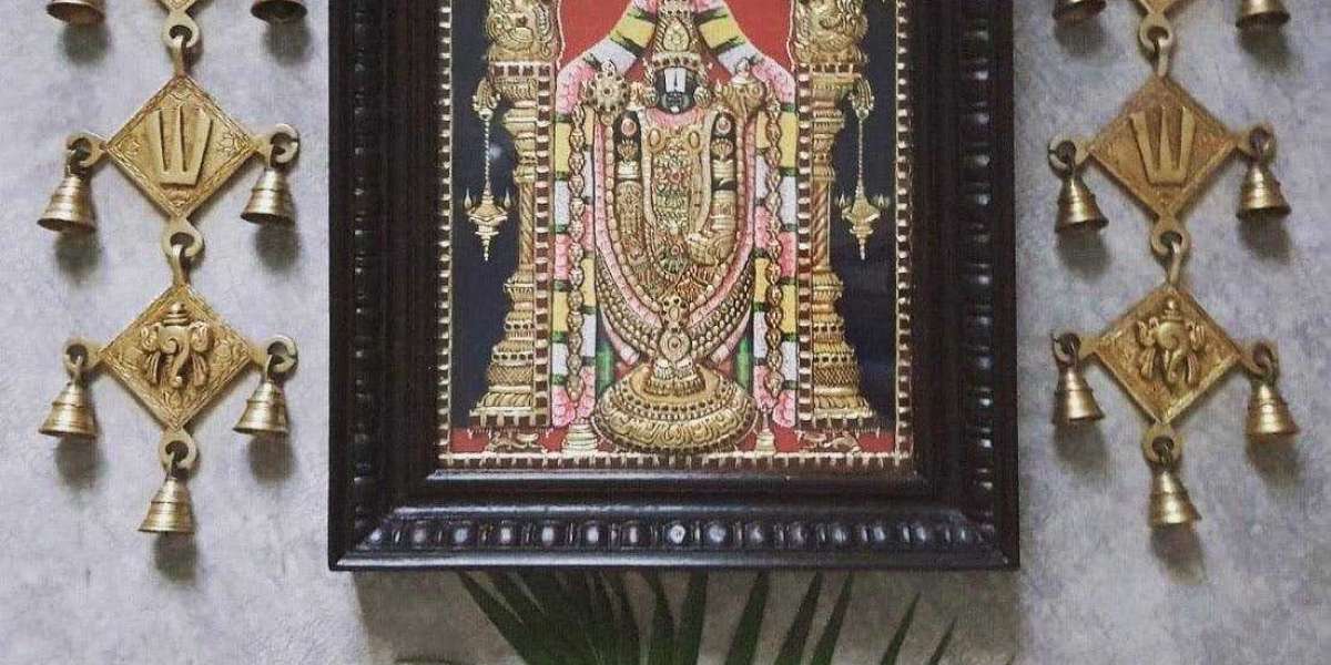 The Splendor of Thanjavur Painting: Depicting Lord Venkateswara