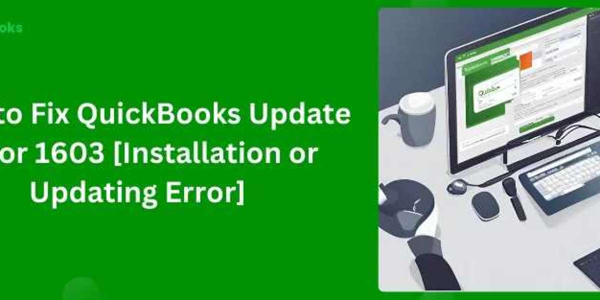 How to  Fix Quickbooks Error 1603