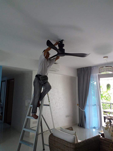 A Stepwise Guide For Ceiling Fan Installation Singapore - Sin Siang Huat Renovation