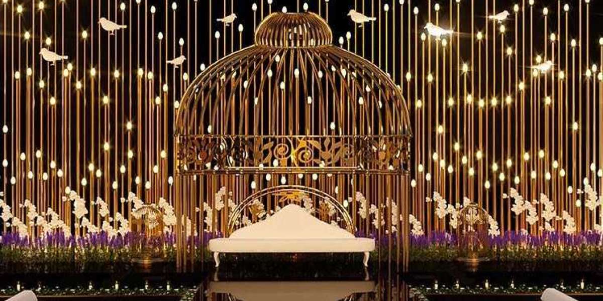 Tradition Meets Glamour: Modern Hindu Wedding Stage Decor Trends