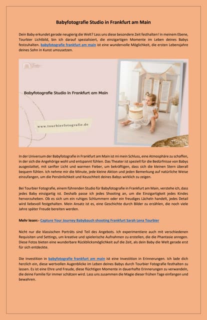 Professionelle Babyfotos in Frankfurt am Main | PDF