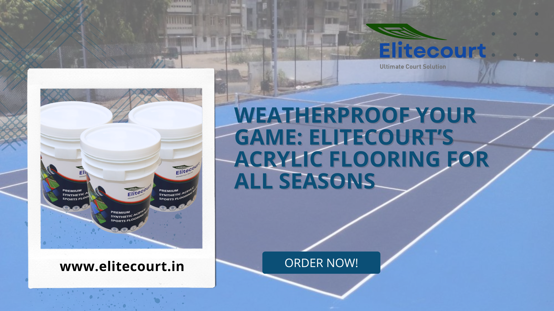 Weatherproof Your Game: Elitecourt’s Acrylic Flooring