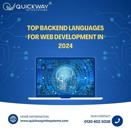 Top Backend Languages for Web Development in 2024 | by Quickway Infosystems | Oct, 2024 | Medium