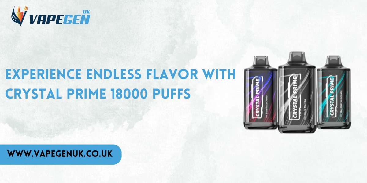 Experience Endless Flavor with Crystal Prime 18000 Puffs