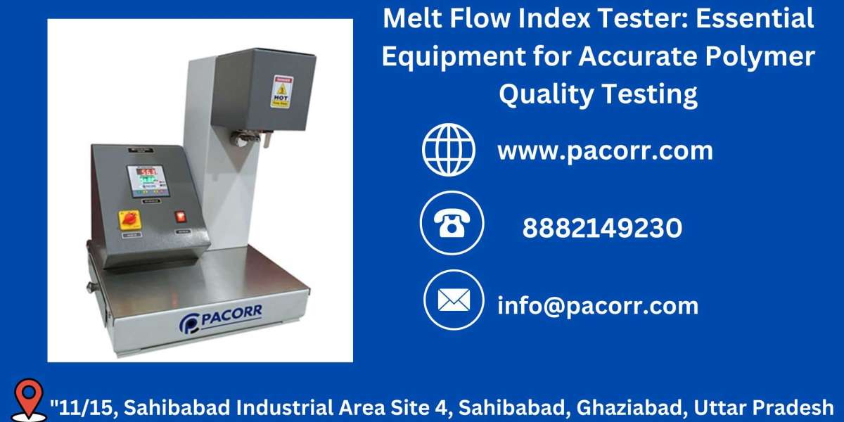 How Pacorr’s Melt Flow Index Tester Simplifies Complex Polymer Testing Processes