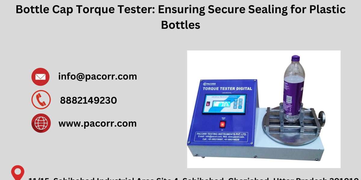 Exploring the Advanced Features of Pacorr’s Bottle Cap Torque Tester for Precision Testing