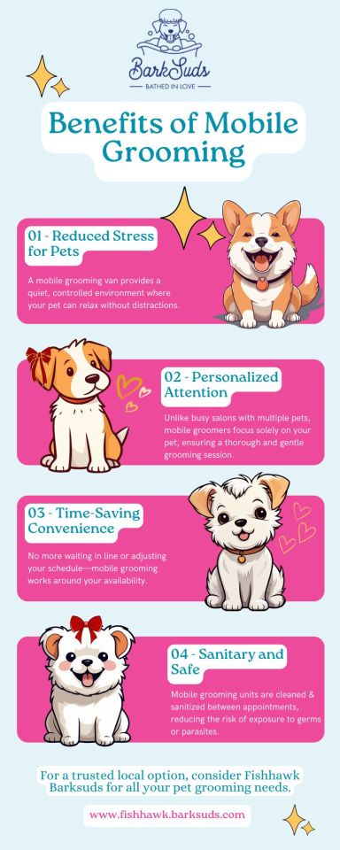 The Convenience of Mobile Pet Grooming in Fishhawk – @fishhawkbarksuds on Tumblr